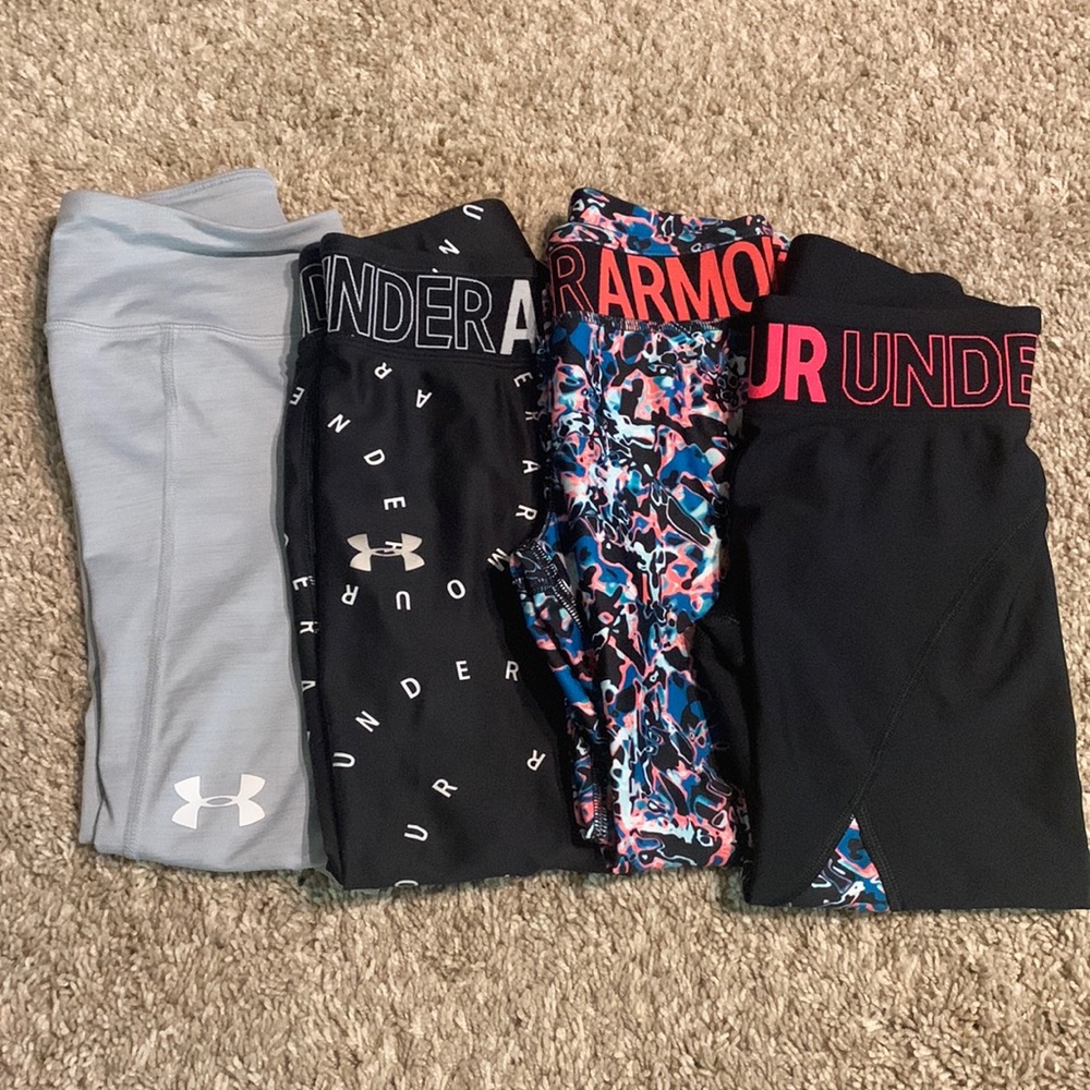 Girls SMALL Under Armour Capri Bundle